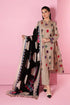 3 Piece - Unstitched Dhanak Stuff Full Embroidered Suit With Dhanak Shawl.