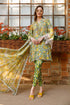 Lawn Stuff 3 Piece Digital Printed With Embroidered Patch.