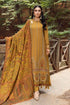 3 Piece - Unstitched Dhanak Stuff Full Embroidered Suit With Printed Blended Shawl