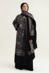3 Piece - Unstitched Dhanak Stuff Full Embroidered Suit With Dhanak Embroiderd Shawl