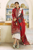 Luxury Lawn Stuff 3 Piece Full Embroidered Suit With Voile Dupatta.