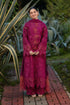 Luxury Lawn Stuff 3 Piece Full Chicken Kari Embroidered Suit With Organza Embroidered Dupatta.