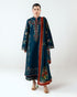 3 Piece - Unstitched Dhanak Stuff Full Embroidered Suit With Printed Blended Shawl
