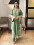 Luxury Lawn Stuff 3 Piece Full Embroidered Suit With Chiffon Embroidered Dupatta.