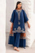 Luxury Lawn Stuff 3 Piece Full Embroidered Suit With Chiffon Embroidered Dupatta.