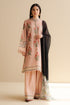 Lawn Stuff 3 Piece All Over Digital Printed Suit With Poly Lawn Printed Dupatta.