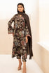 3 Piece - Unstitched Khaddar Stuff All Over Digital Printed Suit With Digital Printed Khaddar Shawl.