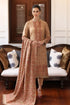 3 Piece - Unstitched Dhanak Stuff Full Embroidered Suit With Full Embroidered Dhanak Shawl.
