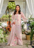 Luxury Lawn Stuff 3 Piece Full Chicken Kari Embroidered Suit With Cotton Net Embroidered Dupatta.