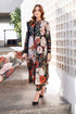 3 Piece - Unstitched Khaddar Stuff All Over Digital Printed Suit With Digital Printed Khaddar Shawl With Embroidered Patches.