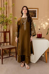 2 Piece - Unstitched Dhanak Stuff Full Embroidered Suit