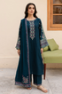 Luxury Lawn Stuff 3 Piece Full Embroidered Suit With Chiffon Embroidered Dupatta.