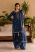 3 Piece - Unstitched Dhanak Stuff Full Embroidered Suit With Chiffon Embroidered Dupatta With Border Lace
