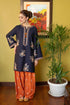 Luxury Lawn Stuff 2 Pec Full Embroidered Suit With Embroidered Trouser.