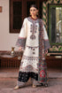 3 Piece - Unstitched Dhanak Stuff Full Embroidered Suit With Printed Blended Shawl