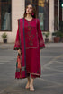 3 Piece - Unstitched Dhanak Stuff Full Embroidered Suit With Printed Blended Shawl