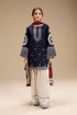 Luxury Lawn Stuff 3 Piece Full Embroidered Suit With Monar Printed Dupatta.