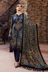 3 Piece - Unstitched Dhanak Stuff Full Embroidered Suit With Digital Printed Wool Shawl.