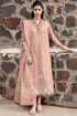 Luxury Lawn Stuff 3 Piece Full Embroidered Suit With Cotton Net Embroidered Dupatta.