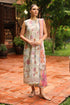 Lawn Stuff 3 Piece All Over Digital Printed & Chicken Kari Embroidered Suit With Extra Embroidered Patches.