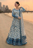 Premium Lawn Stuff 3 Piece Full Heavy Embroidered Suit With Organza Embroidered Dupatta With Extra Patches.