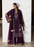 3 Piece - Unstitched Dhanak Stuff Full Embroidered Suit With Dhanak Embroiderd Shawl With Pallu Patches