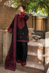 3 Piece - Unstitched Dhanak Stuff Full Embroidered Suit With Dhanak Embroidered Shawl