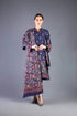 3 Piece - Unstitched Dhanak Stuff Full Embroidered Suit With Full Embroidered Shawl With Extra Patches.