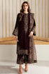 3 Piece - Unstitched Velvet Stuff Full Embroidered Suit With Organza Embroidered Dupatta With Extra Embroidered Patches.