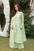 Luxury Lawn Stuff 3 Piece Full Embroidered Suit With Organza Embroidered Dupatta.