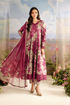 3 Piece - Unstitched Khaddar Stuff All Over Digital Printed Suit With Printed Khaddar Shawl With Embroidered Patches.