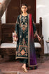 3 Piece - Unstitched Dhanak Stuff Full Embroidered Suit With Printed Blended Shawl