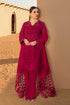 Luxury Lawn Stuff 3 Piece Full Chicken Kari Embroidered Suit With Extra Embroidered Patches.