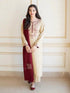 3 Piece - Unstitched Dhanak Stuff Full Embroidered Suit With Full Embroidered Dhanak Shawl.