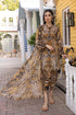 Lawn Stuff 3 Piece Digital Printed With Monar Silk Printed Dupatta.